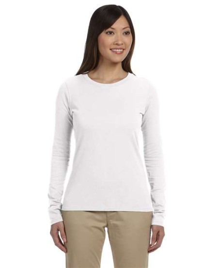 econscious EC3500 Women’s Classic Long Sleeve T-Shirt – 4.4 oz. 100% Organic Cotton Ringspun Jersey | Women’s Fit | GOTS Certified | Long Sleeve