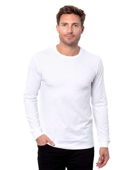 Threadfast Apparel T3001 Unisex Epic CVC Long Sleeve T-Shirt – 4.5 oz. 60/40 Cotton/Recycled Poly | XS–5XL