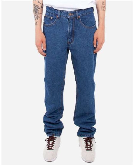 Shaka Wear SHRDJ Raw Denim Jeans Straight-Leg Pants – Unisex 2 oz. 100% Cotton Jeans | Waist 30–44