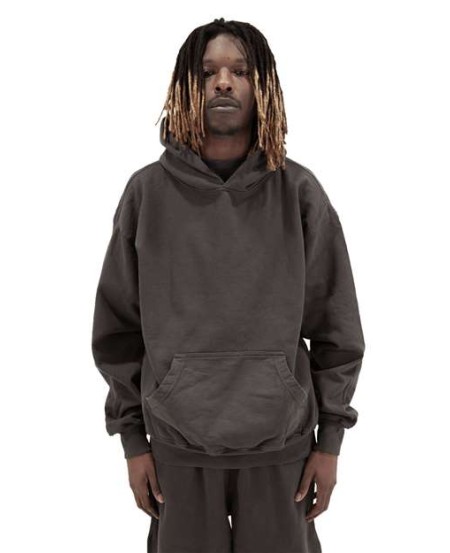 Shaka Wear SHGDH Los Angeles Garment-Dyed Hoodie - 13.5 oz. 100% Cotton No-Drawstring Hood OEKO-TEX | S-3XL