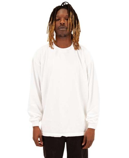 Shaka Wear SHGDLS Garment-Dyed Long Sleeve T-Shirt - 7.5 oz. 100% Cotton Pigment-Dyed Vintage Washed | S-3XL