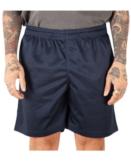 Shaka Wear SHMPS Mesh PE Shorts - 5.9 oz. 100% Polyester Outer, 3 oz. Polyester Lining, Inner Drawstring | S-3XL