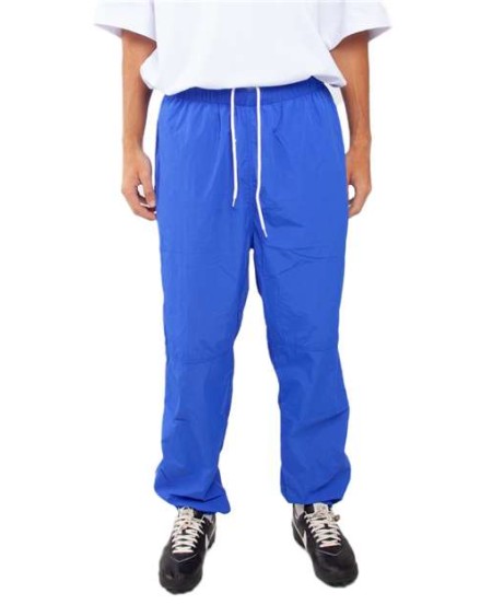 Shaka Wear SHNTP Nylon Track Pants - Nylon Woven Crisp Lightweight Drawcord Outer Leg Zipper | S-2XL