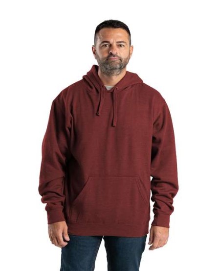 Berne Apparel SP401 Men's Signature Sleeve Hooded Sweatshirt – 9 oz. 60/40 Cotton/Poly Fleece Pullover Hoodie | Kangaroo Pocket | Berne Logo on Sleeve | Fabric Varies by Color