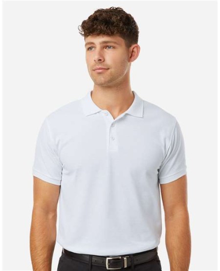AllPro 62800T Men's Tall Pique Polo – 6 oz. 65/35 Polyester/Cotton | LT–4XLT