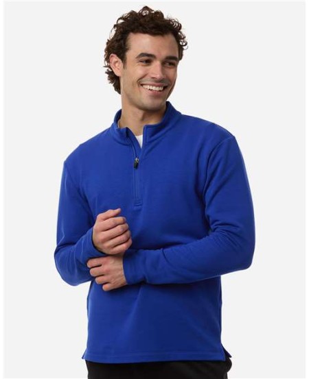 AllPro STF870 Men's Stretch Quarter-Zip Fleece Pullover – 9 oz. 62/33/5 Poly/Rayon/Spandex | XS–4XL