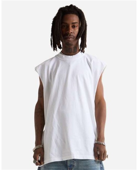 Shaka Wear SHGMT Garment-Dyed Muscle Tee - 7.5 oz. 100% USA Cotton 16 Singles Oversized Pigment-Dyed OEKO-TEX | S-2XL