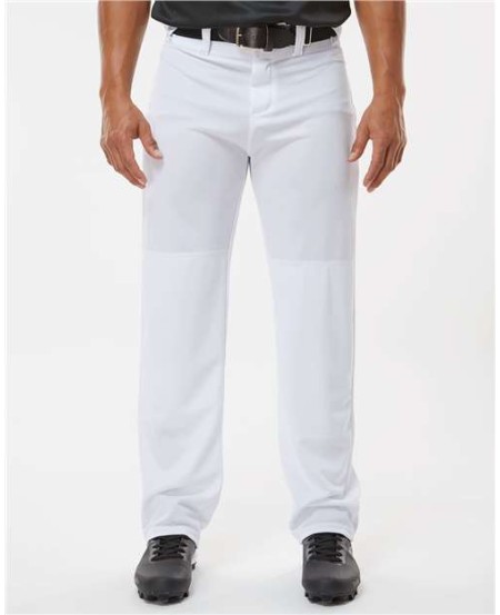 Alleson Athletic 605WLP Men's Wide Leg Open Bottom Baseball Pants – 12 oz. 100% DKP | S–3XL