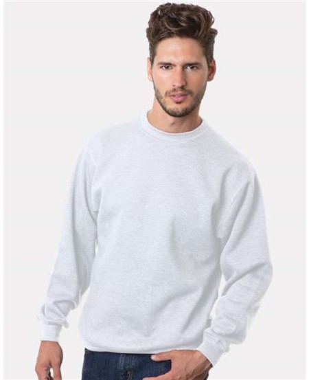 Bayside 1102 Unisex USA-Made Crewneck Sweatshirt – 9.5 oz. 80/20 Cotton/Poly Fleece Crewneck | XS–5XL