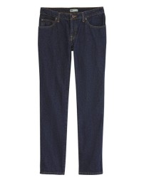 Dickies FD93 Women’s 5-Pocket Straight Leg Jeans – 14 oz. 100% Cotton Denim | Mid-Rise Regular Fit | 33” Inseam