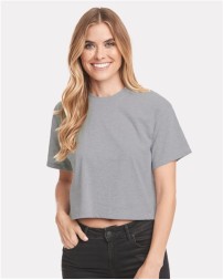 Next Level 1580 Women's Ideal Crop Top – Women's 4 oz./yd², 60/40 combed ring-spun cotton | XS–3XL