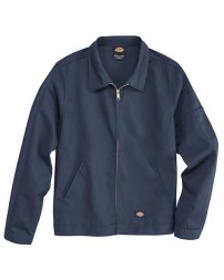 Dickies JT78 Men’s Unlined Industrial Eisenhower Jacket – 8 oz. 65/35 Polyester/Cotton Vat Dyed Twill | Water-Resistant