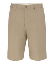 Dickies LR30EXT Men’s 11” Industrial Flat Front Shorts (Extended Sizes) – 7.75 oz. 65/35 Polyester/Cotton StayDark® Twill