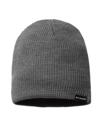 Columbia 168220 Ale Creek Beanie - 100% Acrylic Slouchy Fit Columbia Patch Logo Knit Beanie | One Size