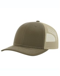 Richardson 112RE Sustainable Trucker Cap - 100% Recycled Polyester, GRS Certified, Seamless 112 Fit | OSFM Snapback