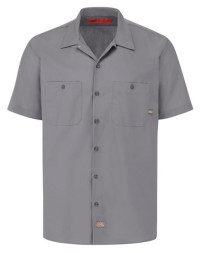Dickies S535T Men’s Tall Industrial Short Sleeve Work Shirt – 4.25 oz. 65/35 Polyester/Cotton Permanent Press Poplin | Tall