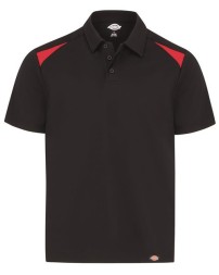 Dickies LS66 Unisex Team Performance Short Sleeve Polo – 6 oz. 100% Polyester Micro Piqué | Moisture-Wicking Colorblock