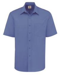 Dickies SSS46 Men’s Short Sleeve Oxford Shirt – 4.5 oz. 60/40 Cotton/Polyester Oxford | Button-Down Banded Collar | Stain Release