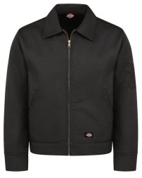 Dickies TJ55 Unisex Insulated Industrial Eisenhower Jacket – 8 oz. 65/35 Polyester/Cotton Vat Dyed Twill Shell with Taffeta Quilted Foam Lining