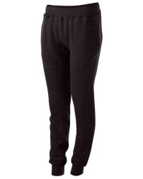 Holloway 229748 Women's Fleece Joggers – 9 oz. 60/40 Cotton/Polyester Athletic Fleece Tapered Ladies' Joggers with Back Patch Pocket | S–3XL