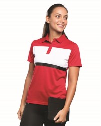 Holloway 222776 Women's Prism Bold Polo – 4.8 oz. 100% Polyester Dry-Excel Honeycomb Knit UPF 50+ Ladies' Polo