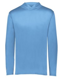 Holloway 222831 Youth Momentum Hooded Long Sleeve T-Shirt – 4.1 oz. 100% Polyester Dry-Excel UPF 45+ Youth Hooded Long Sleeve Tee | S–XL