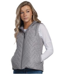 Holloway 229713 Women's Repreve Eco Quilted Vest – 100% Polyester MicroTec Face with Repreve 50% Recycled Polyester Fill Water-Resistant Vest | S–2XL