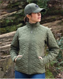 Holloway 229716 Women's Repreve Eco Quilted Jacket – 100% Polyester MicroTec Face with Repreve 50% Recycled Polyester Fill Women's Jacket | XS–3XL