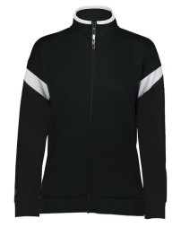 Holloway 229779 Women's Limitless Full-Zip Jacket – 7.4 oz. 100% Polyester Wicking Double Knit Dry Excel™ Ladies' Warm-Up Jacket