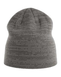Atlantis Headwear SHINE Sustainable Reflective Beanie – 50/50 Recycled Polyester/Acrylic Reflective Yarn | One Size