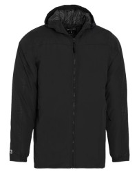 Holloway 229017 Men's Bionic Hooded Jacket – Lightweight Micron Polyester Wind/Water-Resistant Quilted-Lined Hooded Jacket | S–3XL