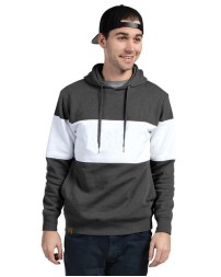 Holloway 229563 Men's All-American Fleece Colorblocked Hooded Sweatshirt – 7.6 oz. 55/41/4 Poly/Cotton/Rayon Super Soft Fleece Hoodie | XS–3XL