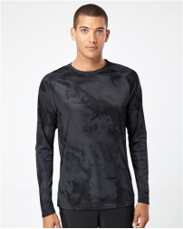 Paragon 228 Cabo Unisex Water Camo Long Sleeve Performance T-Shirt – 3.5 oz. Microfiber UPF 50+ Tee | XS–4XL