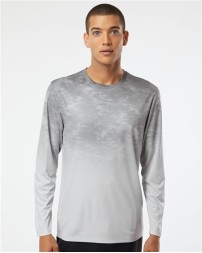 Paragon 229 Montauk Unisex Oceanic Fade Long Sleeve Performance T-Shirt – 4.1 oz. Microfiber UPF 50+ Tee | XS–4XL