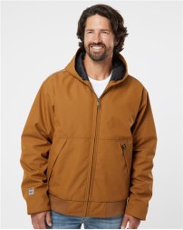 DRI DUCK 5328 Men’s Rubicon Canvas Jacket – 7.1 oz. 100% Polyester GrizzlyTec™ Canvas | 3M™ Thinsulate™ | Storm Shield™ DWR | 3M® Reflective | Three-Piece Hood
