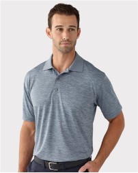 Paragon 130 Dakota Men's Striated Heather Performance Polo – Recycled Microfiber Polo | S–4XL
