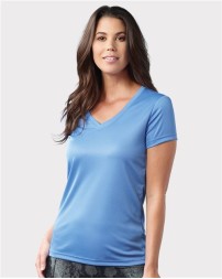 Paragon 203 Vera Women's V-Neck Performance T-Shirt – 3.5 oz. Microfiber UPF 50+ Tee | XS–3XL