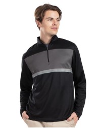 Holloway 222591 Dry-Excel Prism Bold Quarter-Zip Pullover – Men's 4.8 oz. 100% Polyester Honeycomb Knit UPF 50+ Quarter-Zip | S–3XL
