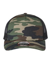 Imperial 1287 North Country Trucker Cap – 55/45 Cotton/Polyester Garment-Washed Twill Front Mesh Back Structured Five-Panel Snapback | OSFM