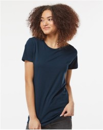 Tultex 516 Women's Premium Cotton T-Shirt – 4.3 oz. Combed Ring-Spun USA Cotton | XS–2XL | Closeout