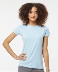 Tultex 213 Women's Fine Jersey Slim Fit T-Shirt – 4.5 oz. 100% USA Cotton Slim Fit | XS–3XL