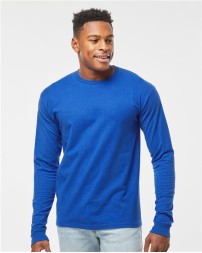Tultex 291 Unisex Heavyweight Jersey Long Sleeve T-Shirt – 5.5 oz. 100% USA Cotton | XS–3XL