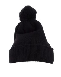 YP Classics 1501P Pom-Pom Cuffed Knit Beanie – 100% Acrylic Hypoallergenic Cuffed Pom-Pom