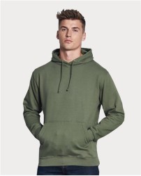 AWDis JHA001 College Hooded Sweatshirt – Unisex 8.3 oz. Cotton-Rich Midweight Pullover Hoodie | S–5XL