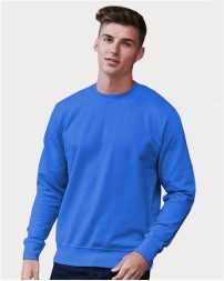 AWDis JHA030 College Crewneck Sweatshirt – Unisex 8.3 oz. Cotton-Rich Midweight Crew Neck Fleece | S–5XL