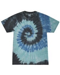 Colortone 1090 Unisex Festival Tie-Dyed Burnout T-Shirt - 4.3 oz. 50/50 Ring-Spun Cotton/Polyester Athletic Fit Burnout Tee | S-3XL