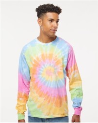 Colortone 2000 Unisex Tie-Dyed Long Sleeve T-Shirt - 5.3 oz. 100% Heavyweight Cotton Tie-Dye Long Sleeve Tee | S-3XL
