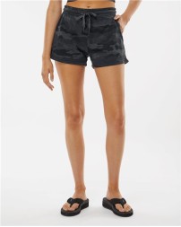 Independent Trading Co. PRM20SRT Women’s Lightweight California Wave Wash Fleece Shorts – 7 oz. Women’s Fleece shorts | XS–2XL