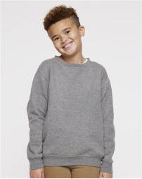 LAT 2225 Youth Elevated Fleece Crewneck Sweatshirt – Youth 7.4 oz./yd² Crewneck Sweatshirt | XS–XL (Youth)