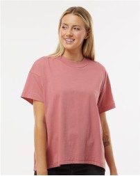 LAT 3519 Women's Hi-Lo Tee – Women's 4.5 oz./yd² Short-Sleeve T-Shirt | S–2XL